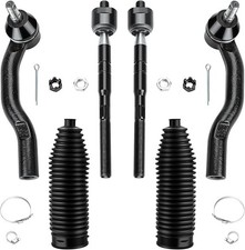 Front Tie Rod Ends Kit for 2007 2008 2009 2010 2011 Toyota Camry, 4 Inner and Ou