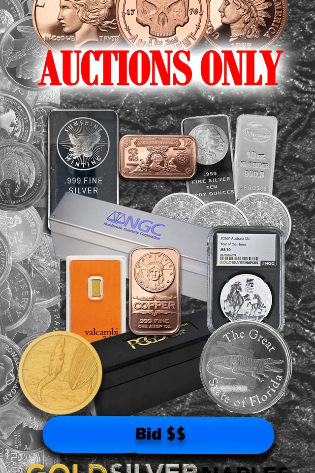 Y - Weekday, Copper and Goldbacks show ! Singles, Tubes & More