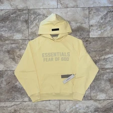 Fear of God Essentials Hoodie Light Tuscan Size XS