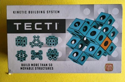 TECTI Kinetic Building System Fun In Motion Toys STEM Construction Cubes NEW