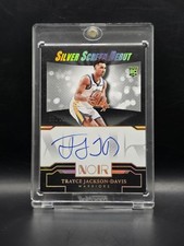 2023 Panini Noir Trayce Jackson-Davis Rookie Silver Screen Debut Auto Gold /10