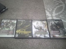 Dynasty Warriors 2, 3 Xtreme Legends Empires 5 ,Dynasty Warriors 5 PS2 game lot