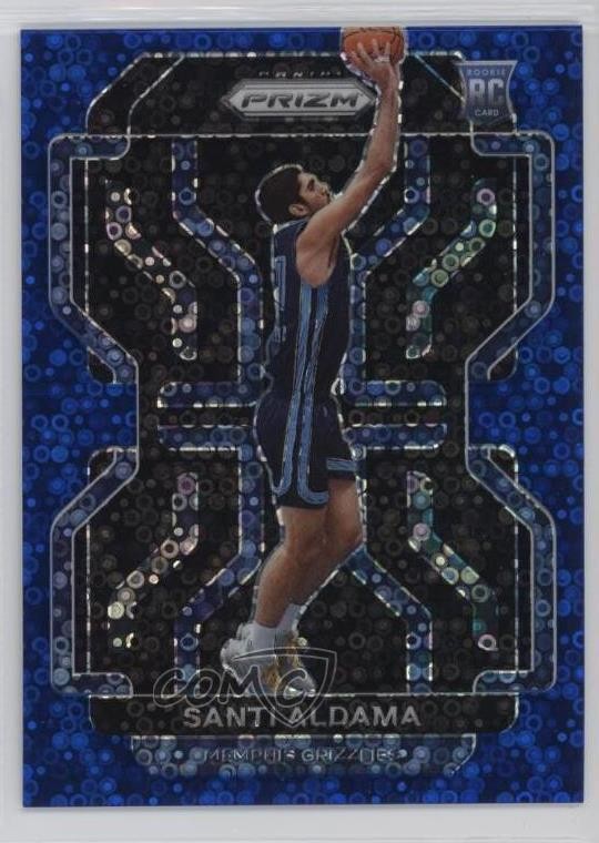 2021-22 Panini Prizm Fast Break Blue Prizm 84/150 Santi Aldama #276 18ci