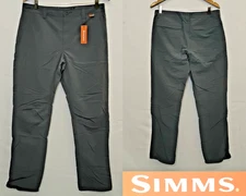 Simms Superlight Active Pants Men's 34R Storm Gray Blue New with Tags #J4678