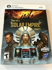 New, Factory Sealed Sins of a Solar Empire: Trinity PC DVD Ironclad Game 2010