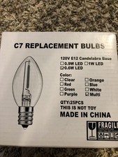 C7 Replacement Bulbs Multicolor - 25 Included