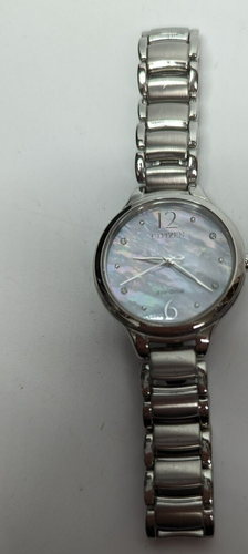 Vintage Used Citizen Eco Drive Wristwatch Working & Boxed & Papers - Picture 6 of 11