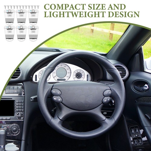 6 Pcs Gancio Per Microfono Porta Auto Portamicrofono Universale Clip - Zdjęcie 4 z 12