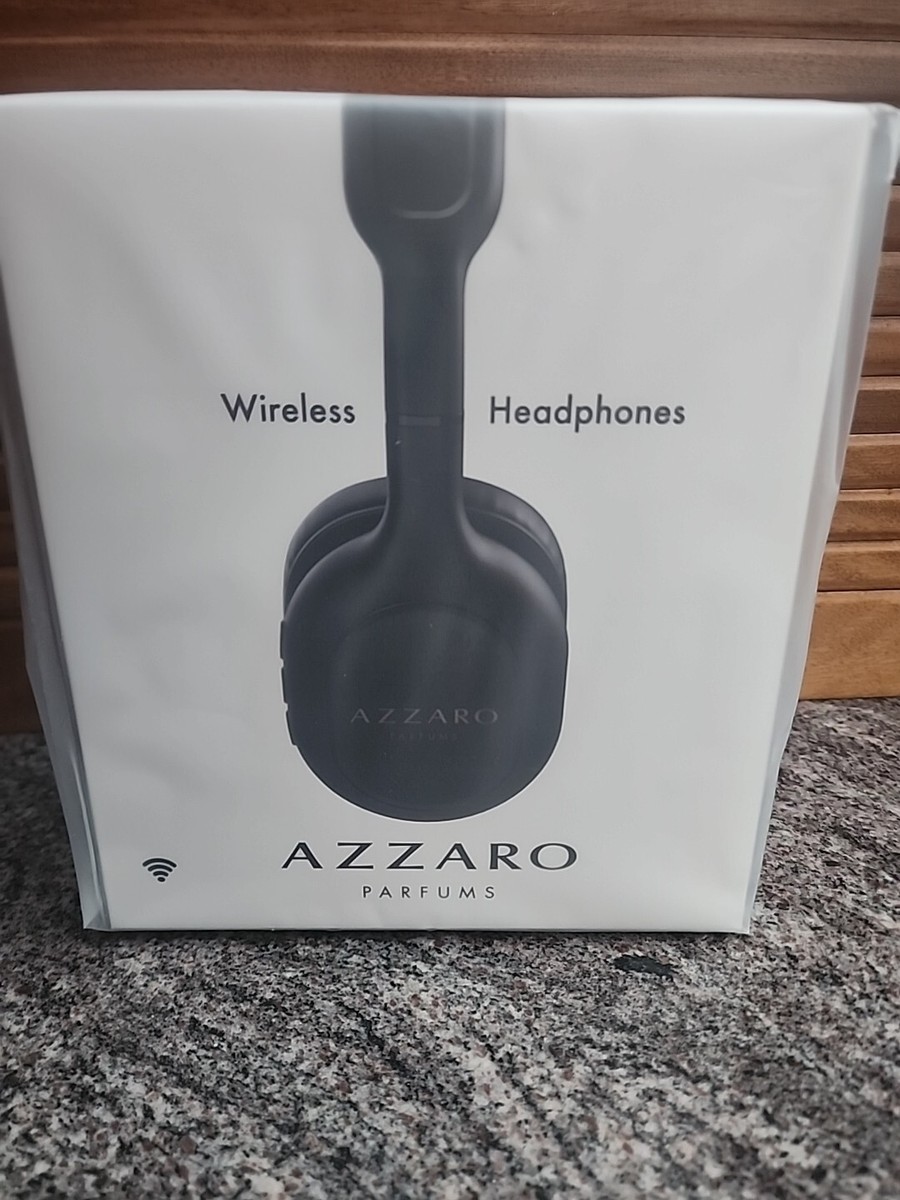 AZZARO Parfums Casque Black Bluetooth Wireless Headphones New In