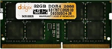DOLGIX 32GB DDR4 2666MHz PC4-21300 1.2V 2Rx8 260-Pin SODIMM Laptop RAM Memory Mo