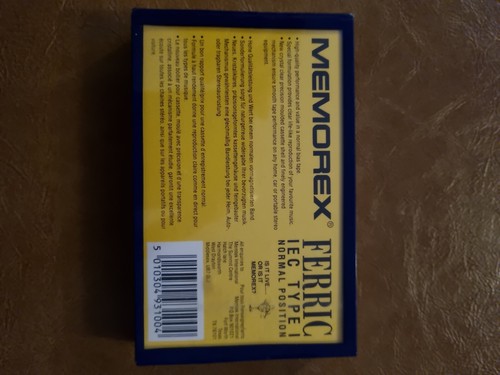 MEMOREX DBSI FERRIC NEW 60MIN TYPE I BLANK AUDIO CASSETTE TAPE - 第 2/6 張圖片
