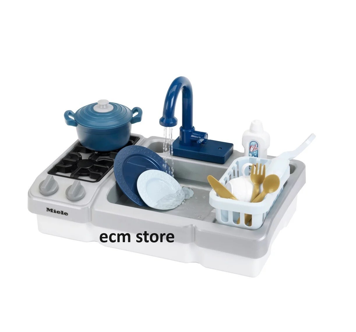 Jouet imitation évier cuisine Miele pour occuper les enfants de 3 ans