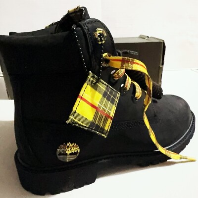 Men’s Timberland Roll Top Pinstripe in blk/yellw Timberland | Shoes | Mens Timberland Roll Top Pinstripe In  main image 3