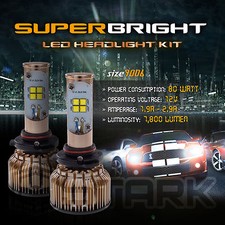 Led 80w 7800lm Led Kit Cree Xt-e 6000k White Fog Light Bulbs - 9006 Hb4 1