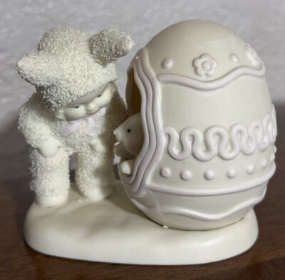 Dept. 56 Snowbunnies ''Can You Come Out and Play?'' 1999 Easter Figurine