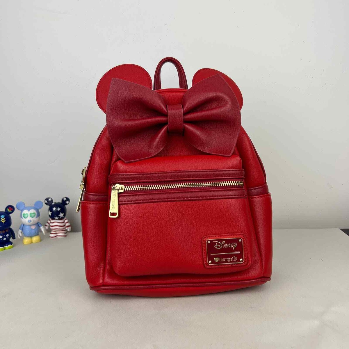 disney's minnie mouse red bow mini backpack Disney Loungefly Minnie Mouse Red Bow Mini Backpack