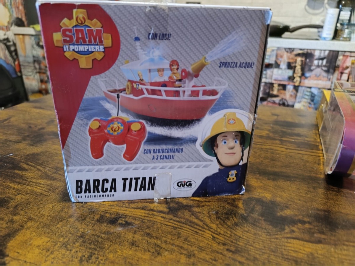 Giochi Preziosi Sam Il Pompiere Barca Titan con Radiocomando