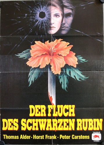 Thirteen Days to Die German video movie poster Fluch des schwarzen Rubin Alder 