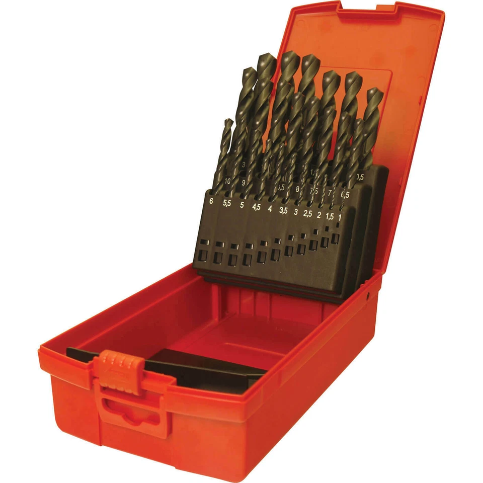 Dormer A190 No 204 25 Piece HSS Jobber Drill Bit Set