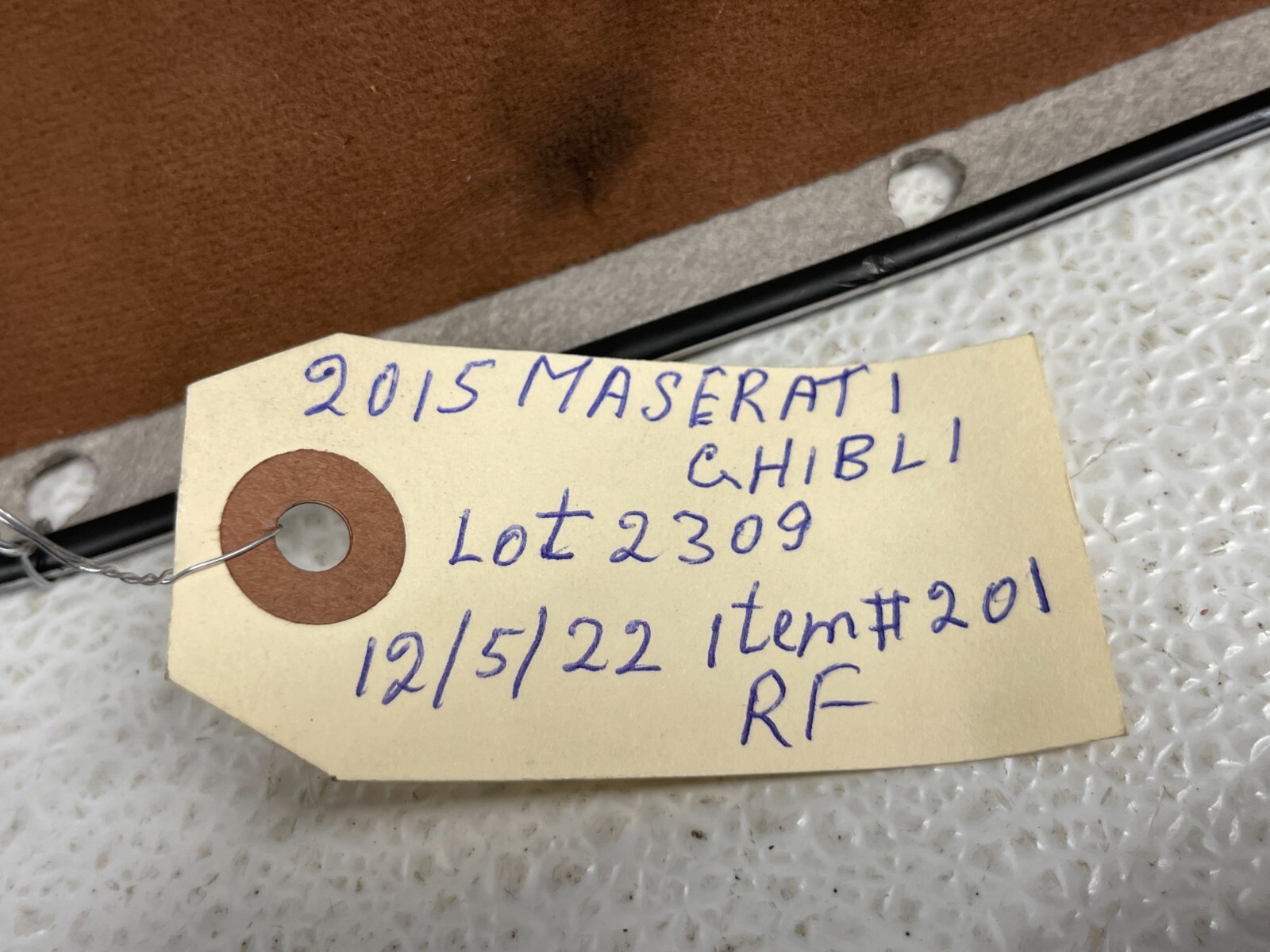 ⭐2014-2017 MASERATI GHIBLI FRONT RIGHT PASS SEAT LOWER SEAT CUSHION OEM LOT2309