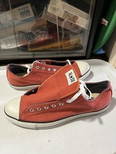 NEW VINTAGE 80/90's Chuck Taylor Converse All Star Low Tops USA Red SIZE 12.5