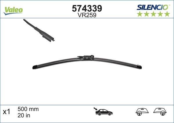 Valeo 574339 Scheibenwischer FüR Ford Opel-image