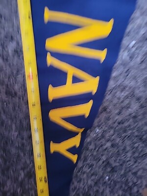 Antique Vintage NAVY U.S. Military Pennant Vintage 1940's or
