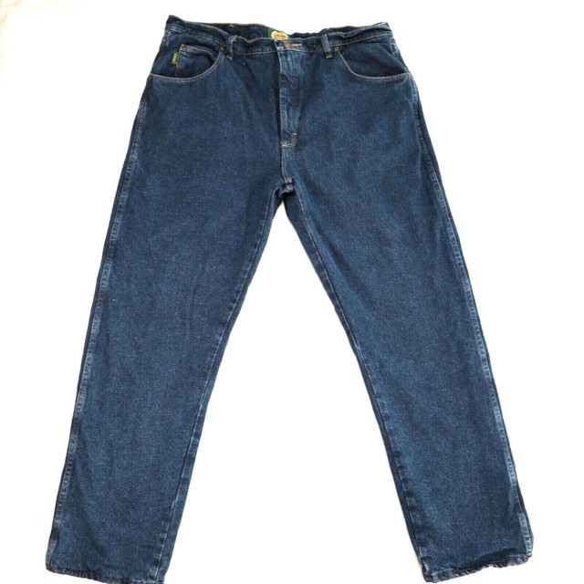 Cabelas Mens Fleece Insulated Blue Jeans Size W38 x L32 eBay