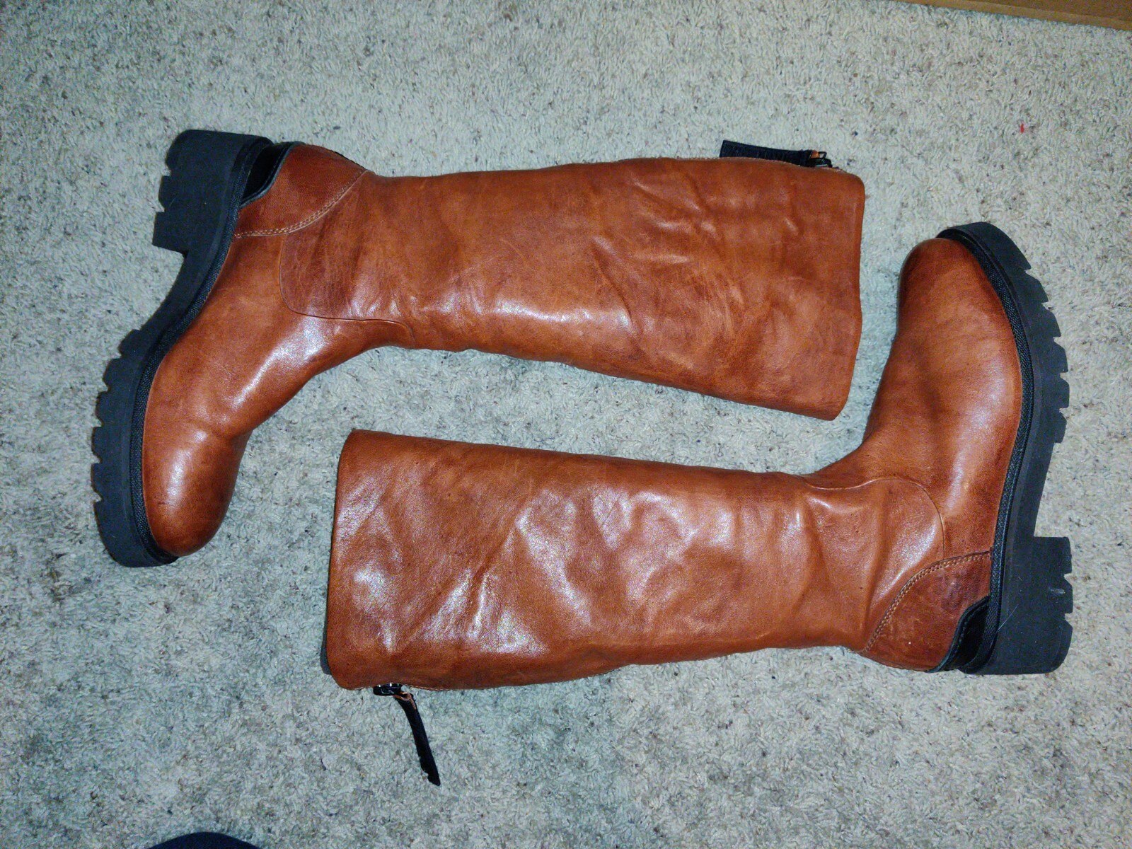 frye allison tall back zip