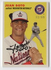 Juan Soto 2021 Topps Transcendent Through The Years VIP Party Card 1954 /95