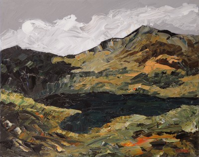Welsh Mountains Original Landscape Painting Snowdonia Steve Greaves Art Kyffin Ebay