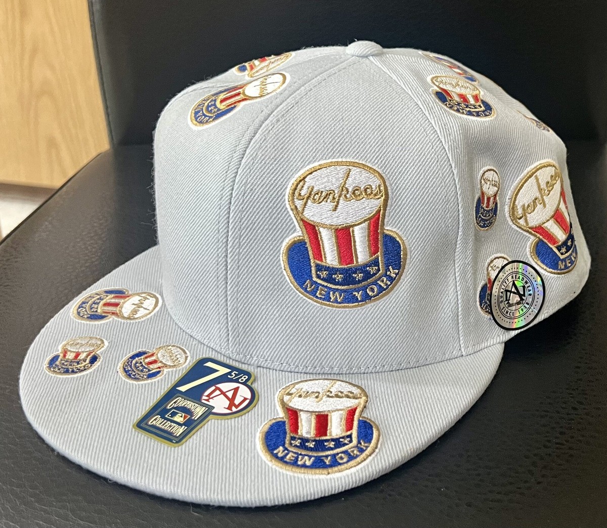 New York Yankees American Needle キャップ 総柄 $_57.PNG?set_id=880000500F