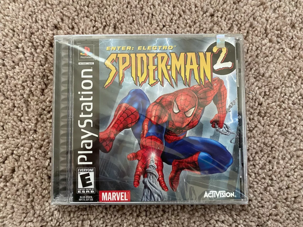 Spider-Man 2: Enter Electro Jogo PS1 Midia Fisica