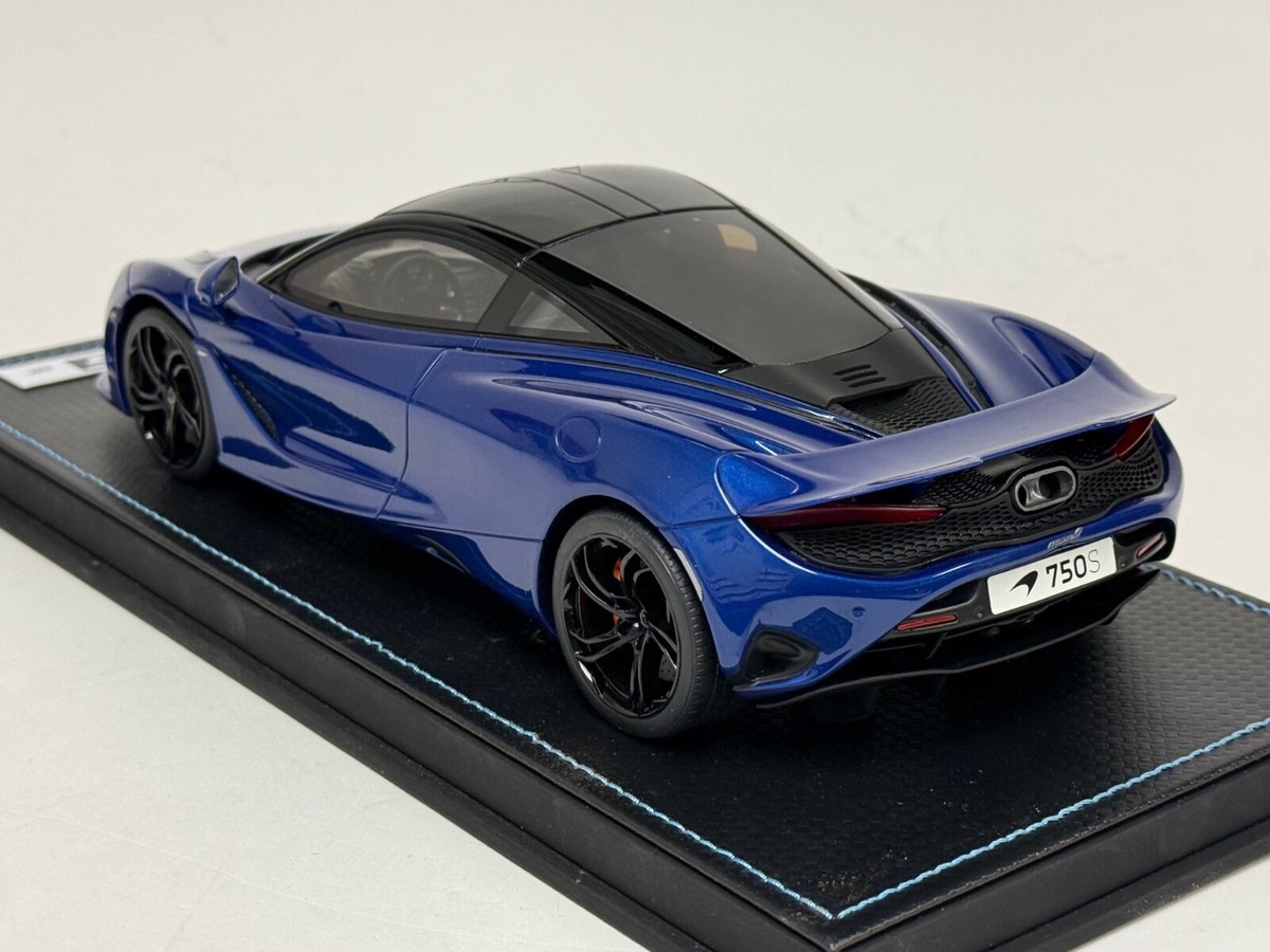 1/18 GT Spirit McLaren 750 S Coupe from 2023 in Aurora Blue GT458