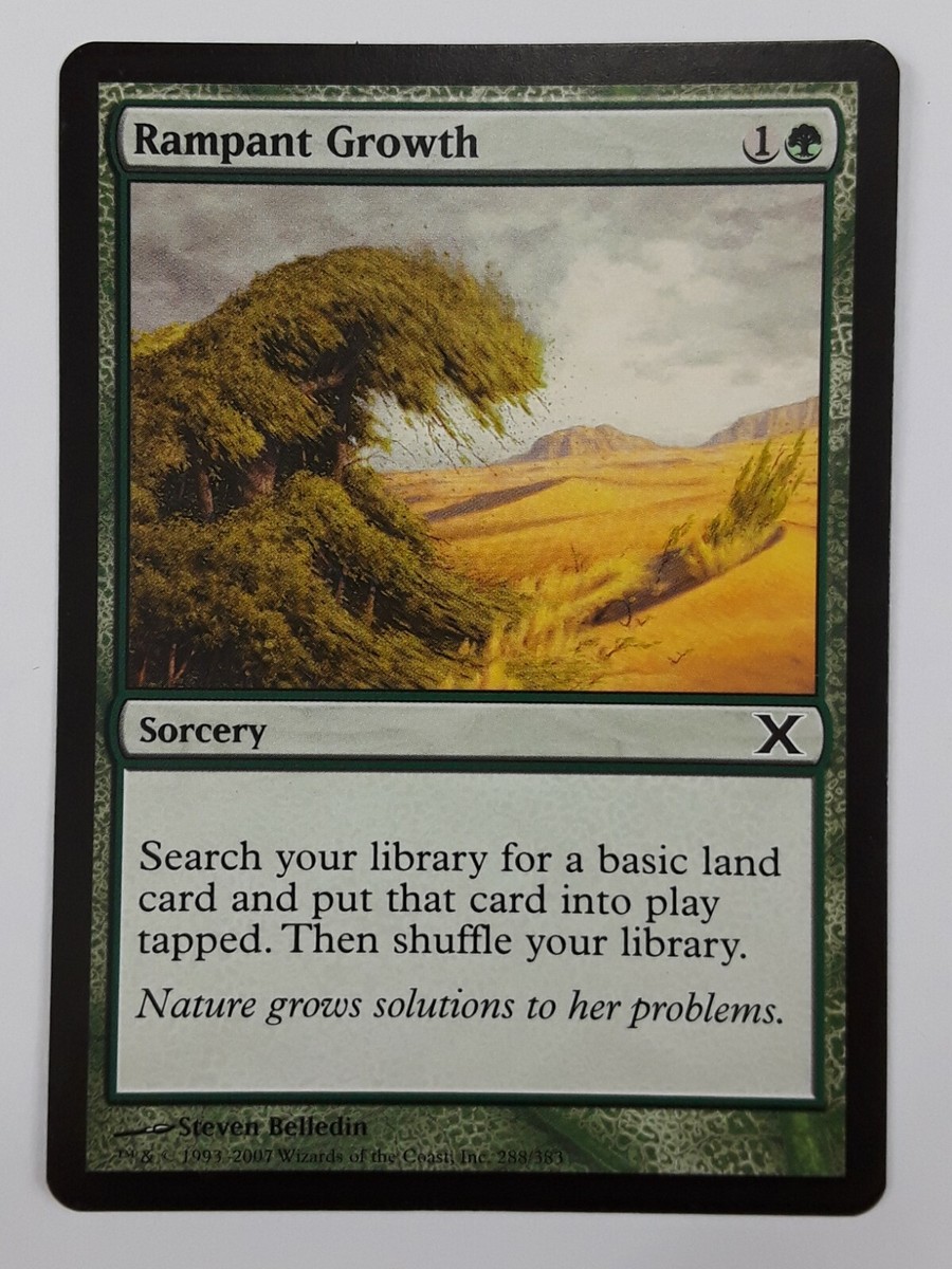 Rampant Growth Tenth Edition Magic The Gathering Mtg x1
