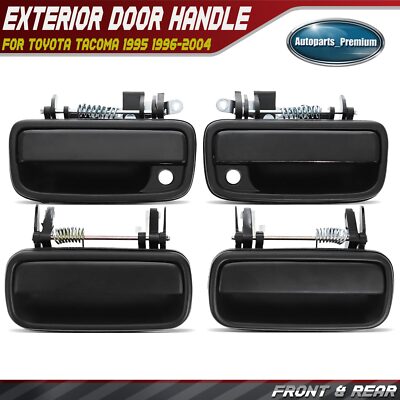 4x Upgraded Metal Exterior Door Handle for Toyota Tacoma 1995-2004 Front & Rear