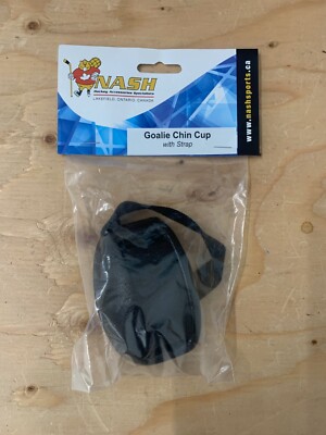 Nash Goalie Helmet Chin Cup | Black White Goal Mask Chin Strap Foam Repair Kit