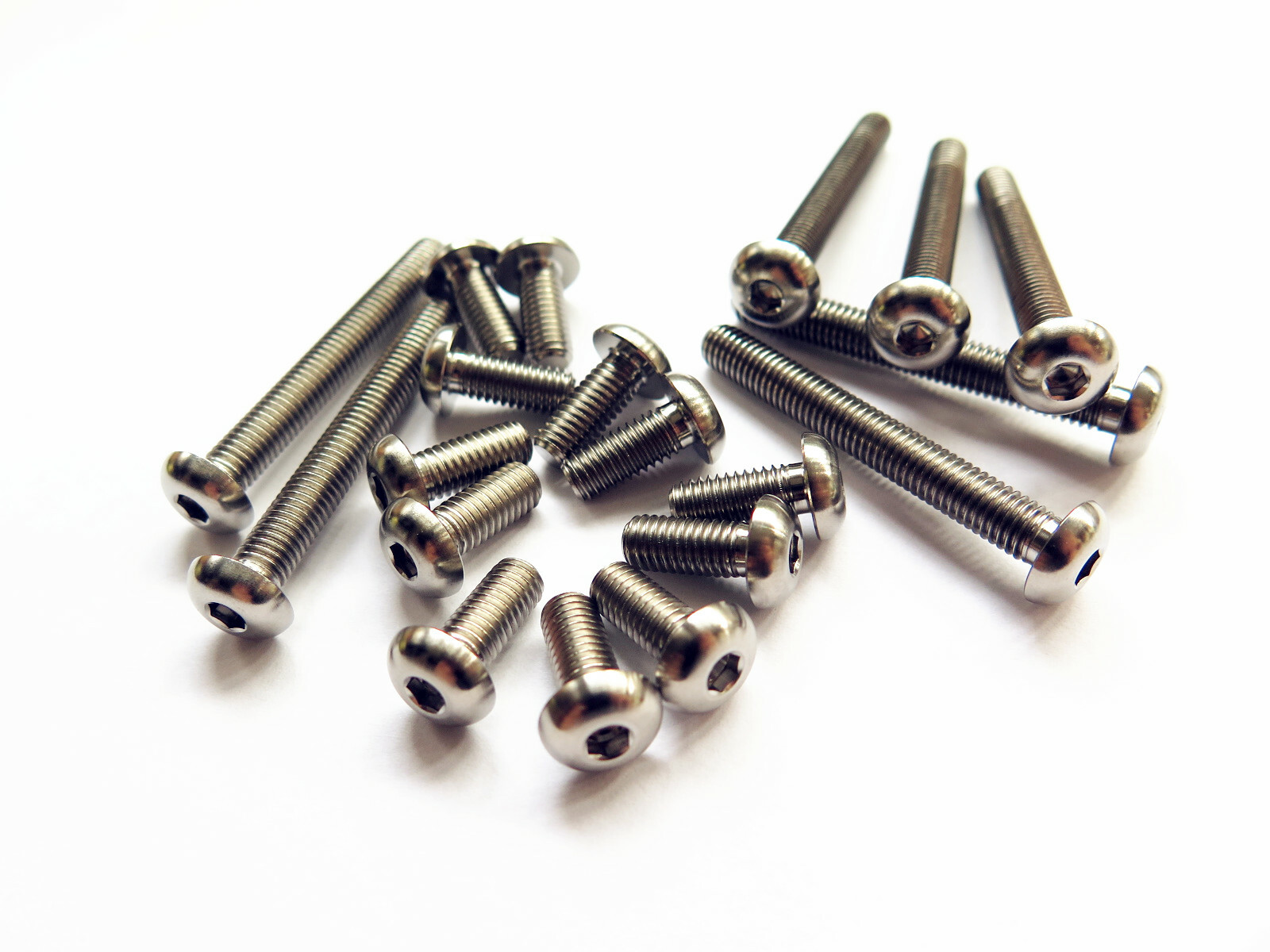 Titanium Bolt M3 M4 M5 Socket Button Head Allen Hex Screw Grade5 6AL/4V