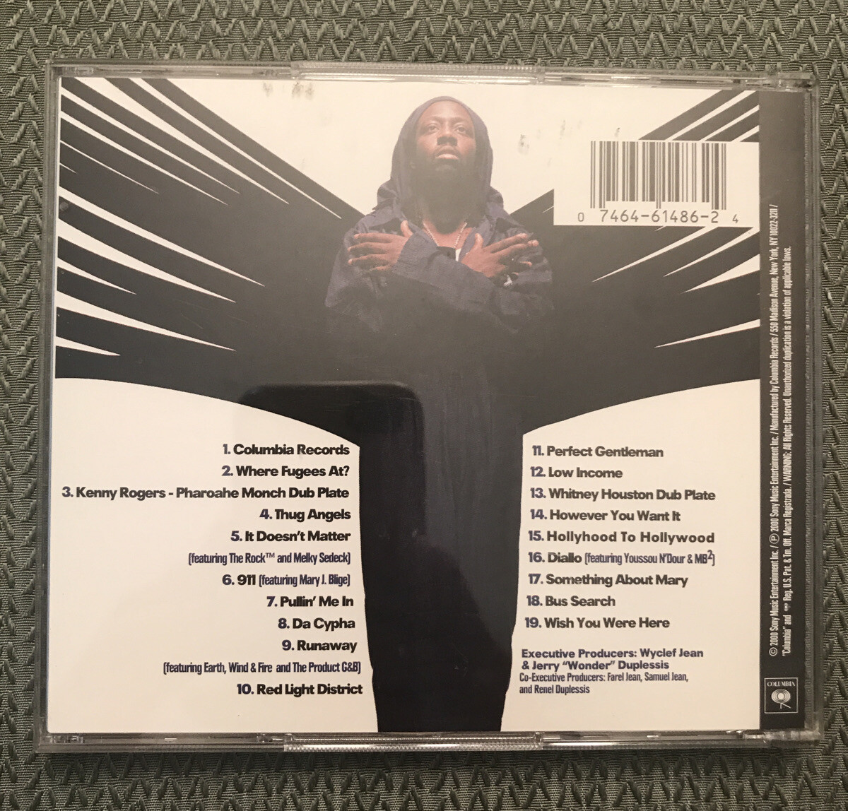 Wyclef Jean ‎– The Ecleftic (2 Sides II A Book) CD 2000 Columbia