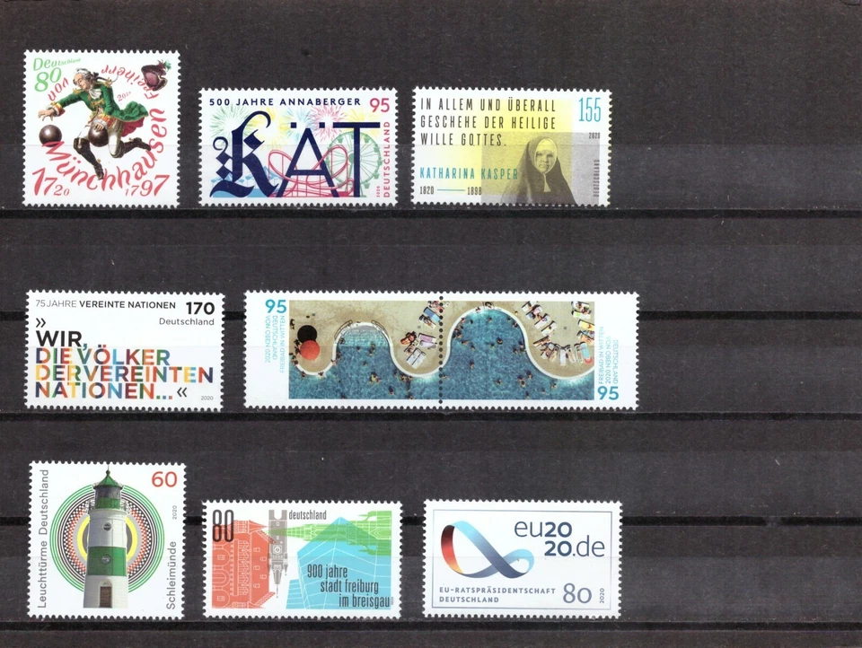Germany 2020 complete yearset + self adhesive with sheets MNH Mi. 3509-3579 - Image 4 of 4