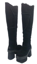 UGG NEW HEIGHTS PLATFORM EXTRA WOMEN BOOTS BLACK US 5.5 /UK 3.5 /EU 35.5 /JP 225