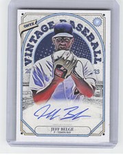 2023 Onyx Vintage #VABE Jeff Belge Blue Ink Auto