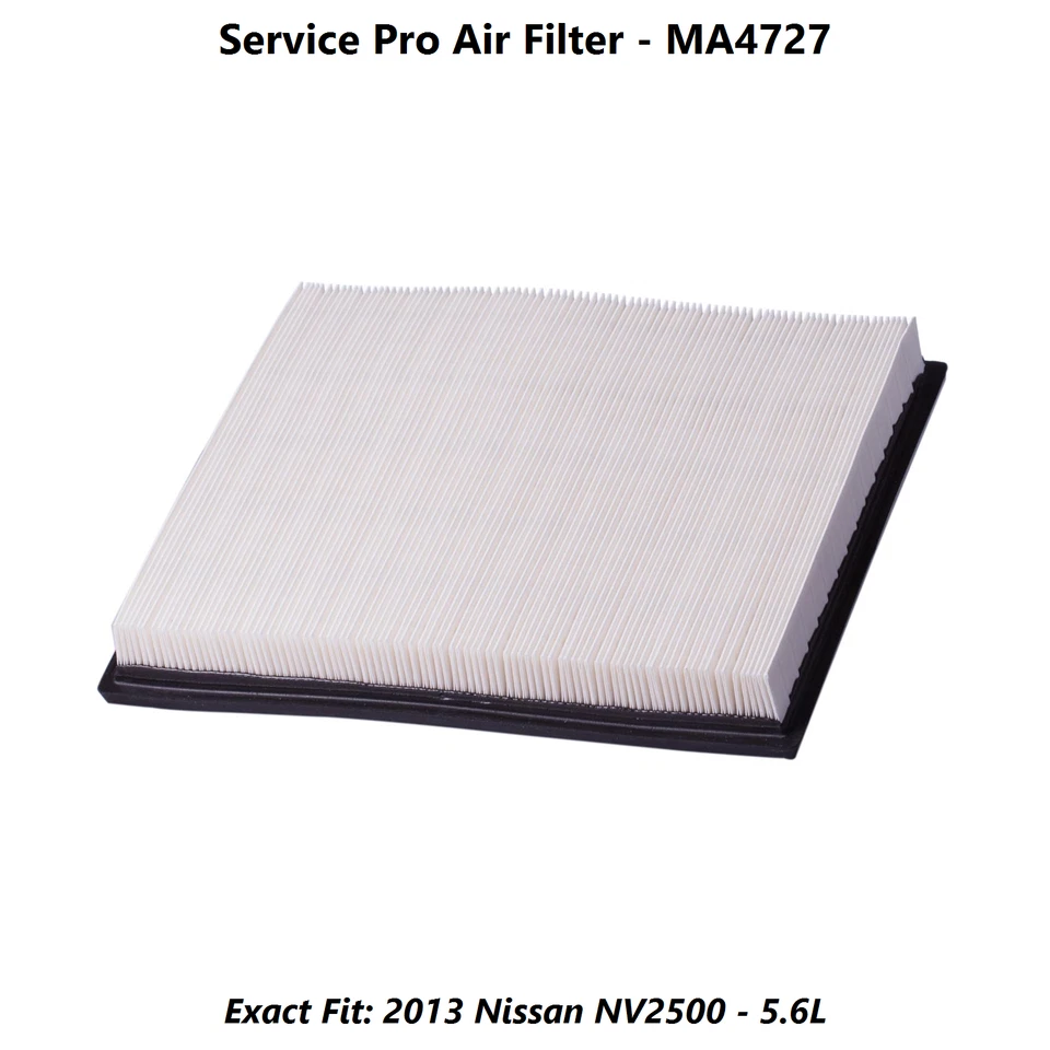 2013 Nissan NV2500 5.6L Complete Oil, Air & Cabin Filter Kit (5W-30) - Image 4 of 4