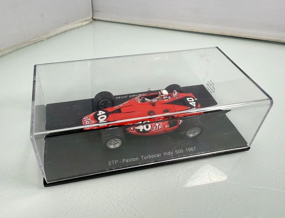 Coche turbo Spark escala 1:43 S2395 STP-Paxton Indy 500 1967 #40 coche modelo P.Jones Foto 2 de 4
