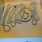 5 Sets Vintage Single Strand Pearl Necklace from 26 in diameter to 46 — photo 2