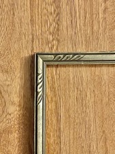 VINTAGE FITs 9”x12” SILVER GILT ART NOUVEAU ARTs & CRAFTs SLOPED PICTURE FRAME*