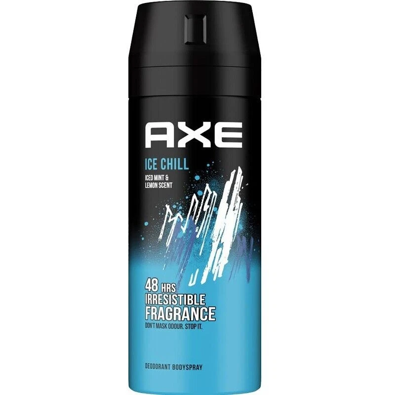 AXE 48-HRS NONSTOP FRESH Deodorant Bodyspray - ICE CHILL - Iced Mint & Lemon Scent 150 ml