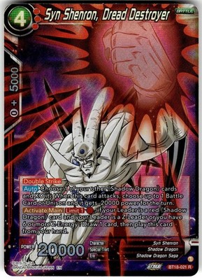 Syn Shenron, Dread Destroyer BT18-021 Foil Dragon Ball Super NM Fast Ship