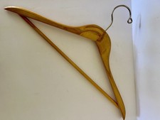 Vintage Setwell 18 Inch Wooden Hanger Suit Coat and Pants Tailored Made in USA