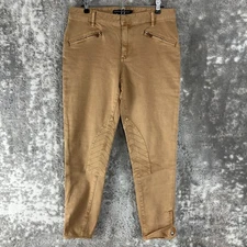 Ralph Lauren Sport Size 30 Equestrian Style Riding Pants Brown Outdoor Button